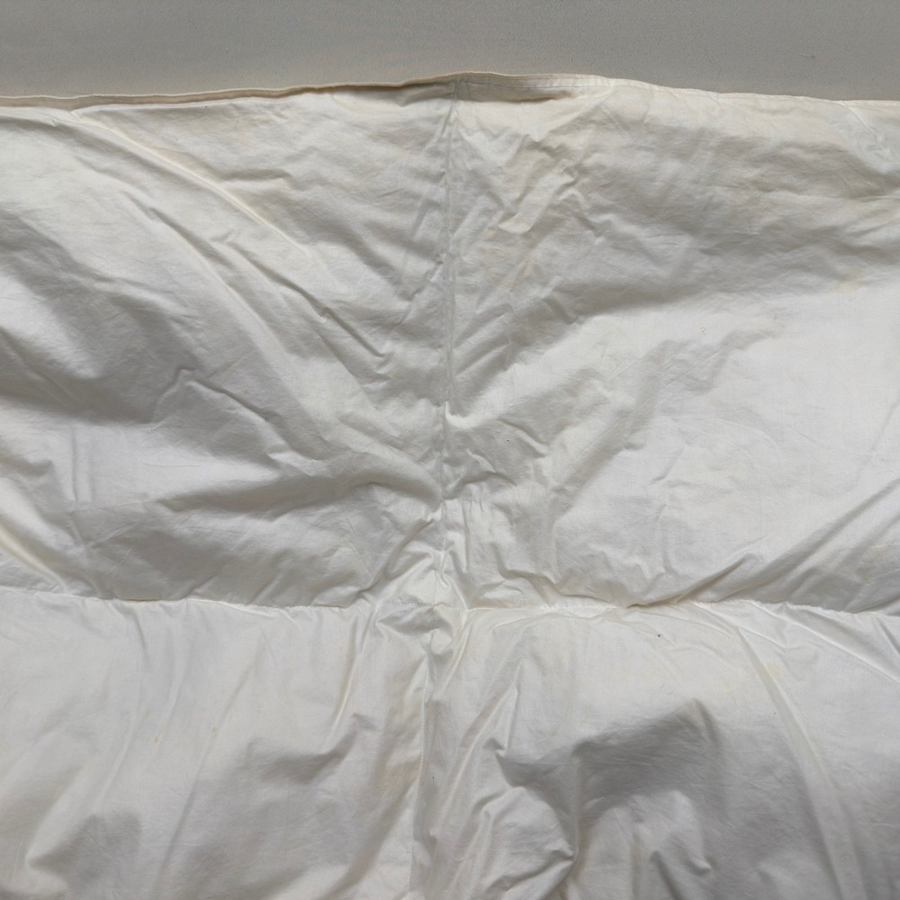 Woolrich Down Comforter King White Down Fill Cotton Solid Year-Round New - Picture 10 of 10
